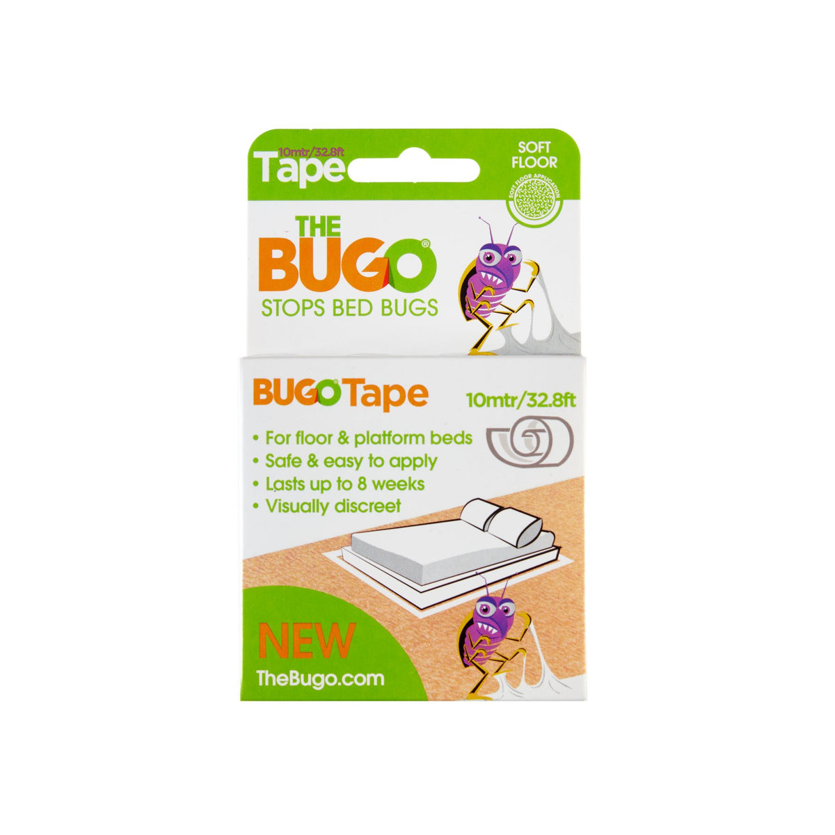 Bugo Tape Soft Floor Bed Bug Detector 10m Roll