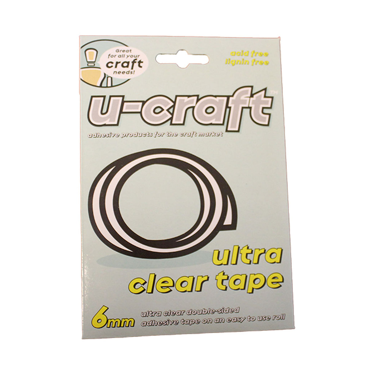 U-Craft Ultra Clear Double Sided Tape 6mm x 5m