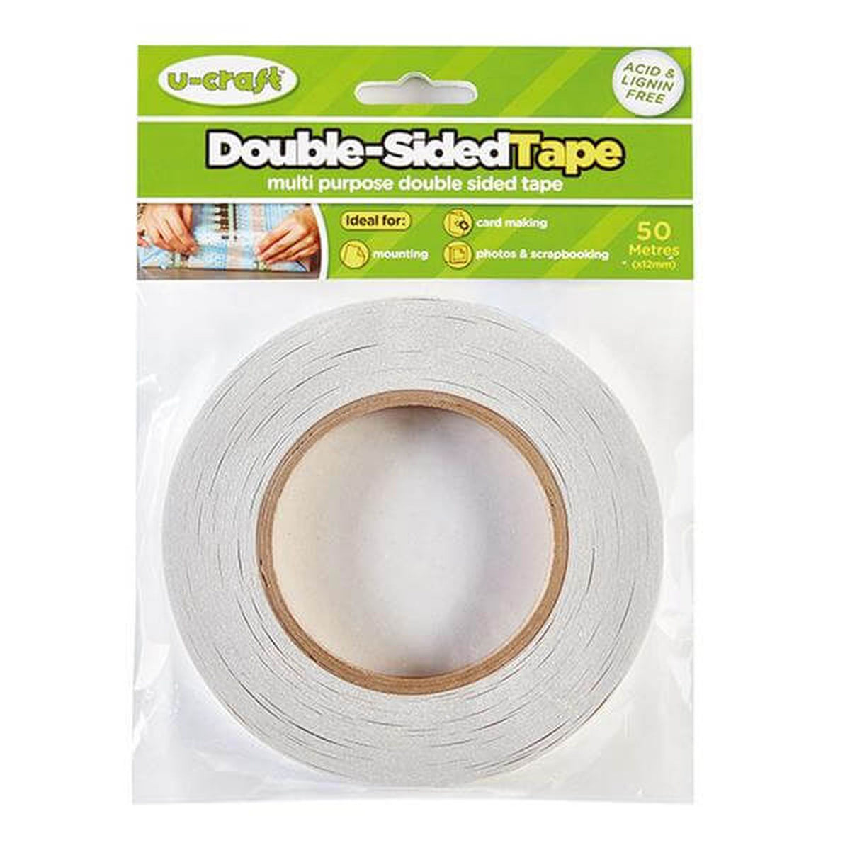 U-Craft Double Sided Tape 12mm x 50m