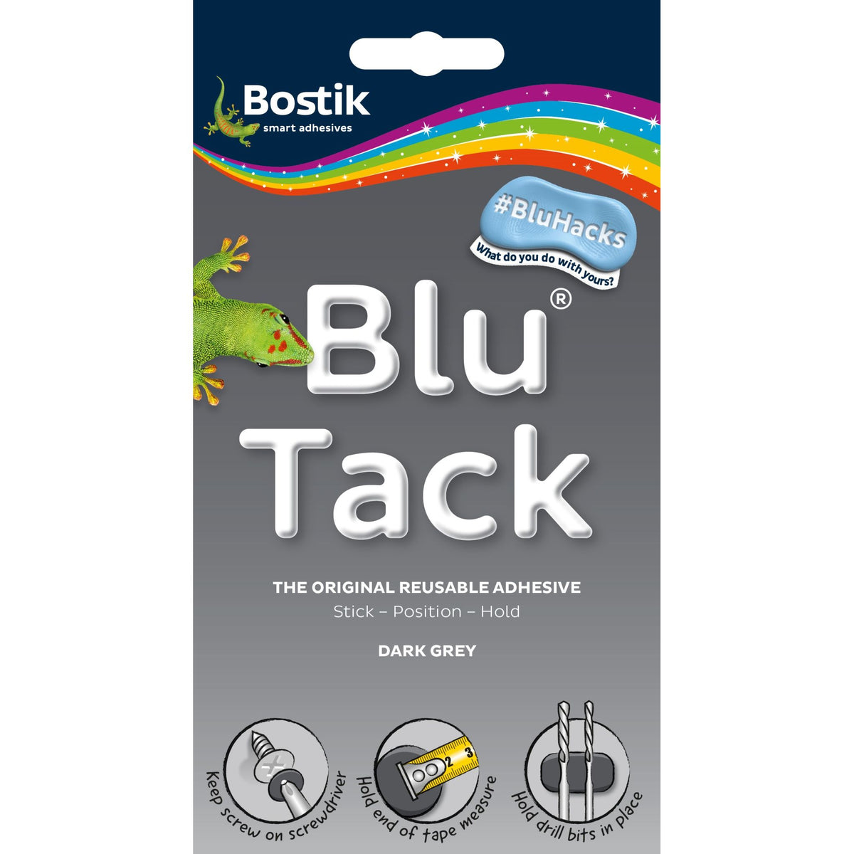 Bostik Blu Tack Large Pack - Grey