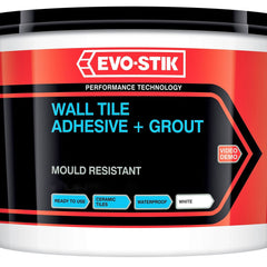 Evo-Stik Wall Tile Adhesive &amp; Grout Mould Resistant 1 Litre