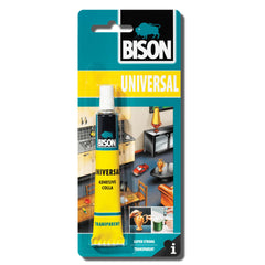 1 x 6305304 Bison Universal All Purpose Adhesive Glue 25ml tube