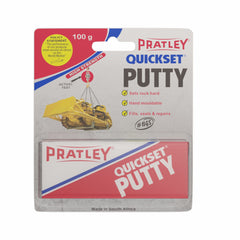Pratley Quickset Epoxy Adhesive Putty 100g