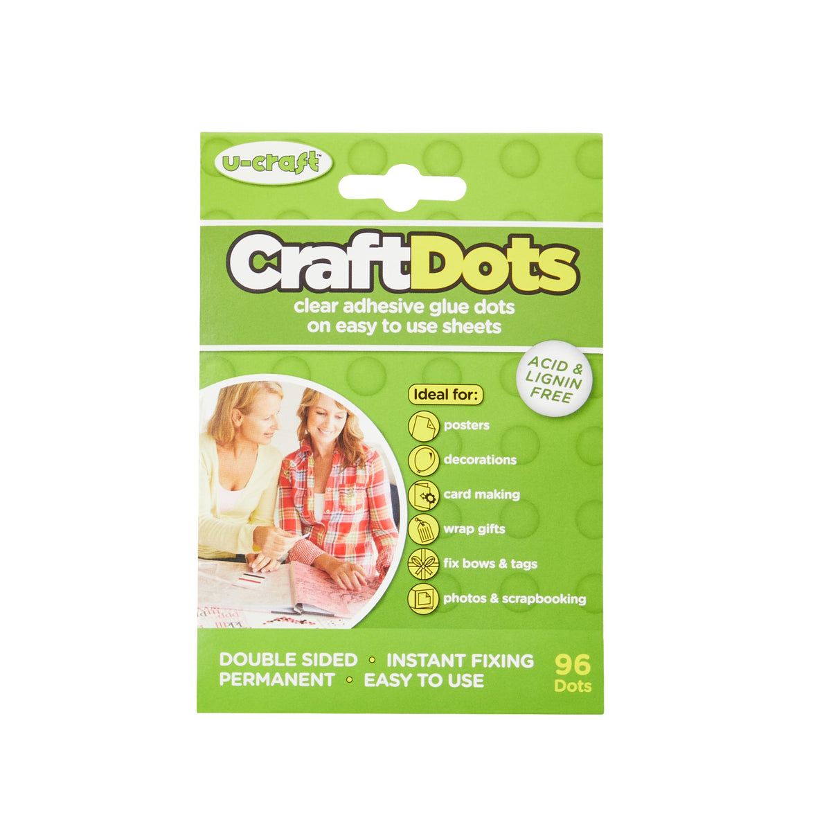 U-Craft Adhesive Dots Pack x 96